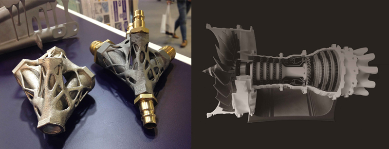 Топологическая оптимизация, 3D-печать металлом, прототипирование