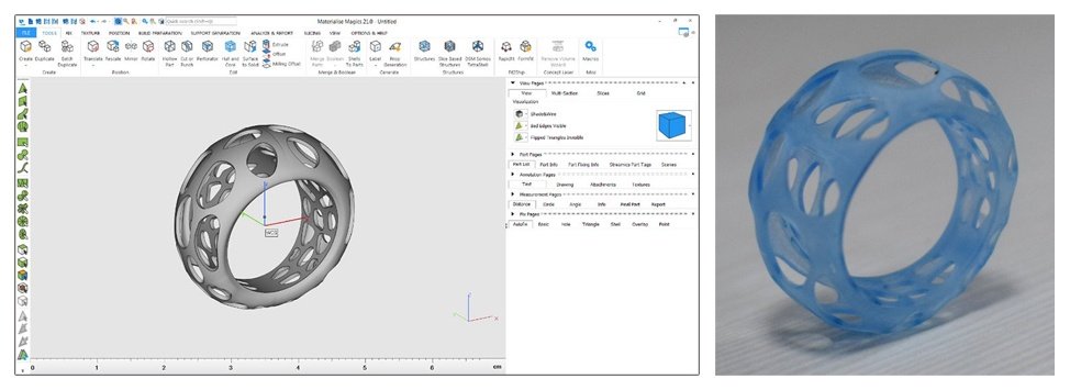 3D-моделирование и 3D-печать кольца