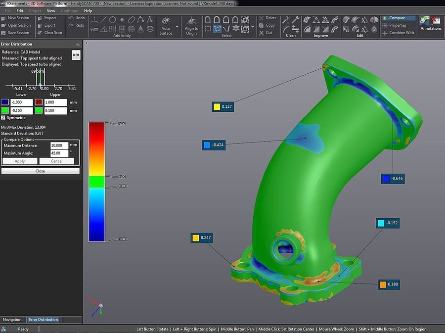 Creaform VXmodel