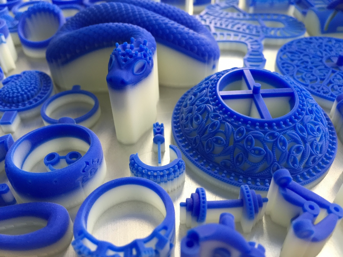 Восковые модели, напечатанные на 3D-принтере