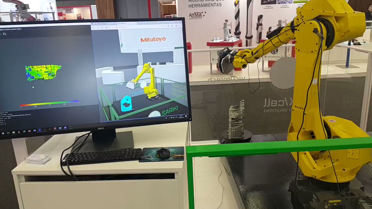 Робот-рука с 3D сканером Solutionix