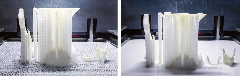 Построение модели в 3D-принтере