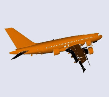 3D-модель самолета