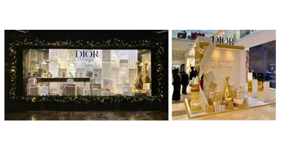 Оформление витрин бутиков Dior