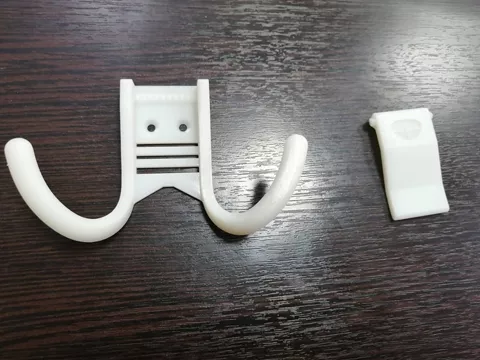 3D-печать опытного образца крючка из фотополимера