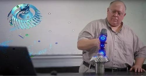 HandySCAN BLACK сокращает время настройки станка на 35%