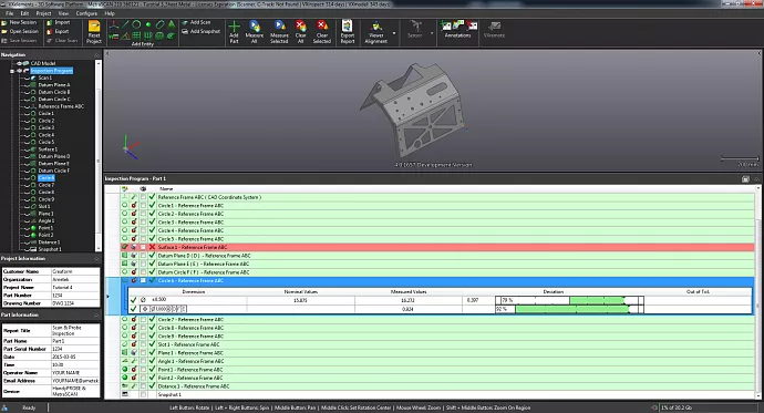 Программный продукт Creaform VXinspect и VXinspect|Elite