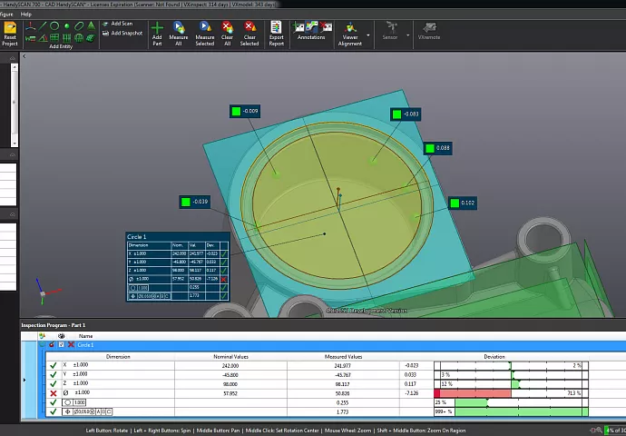 Программный продукт Creaform VXinspect и VXinspect|Elite №1