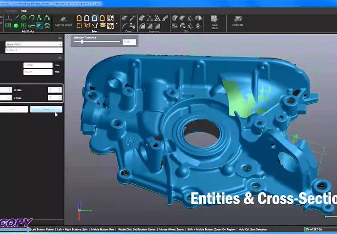 Программный продукт Creaform VXelements №2