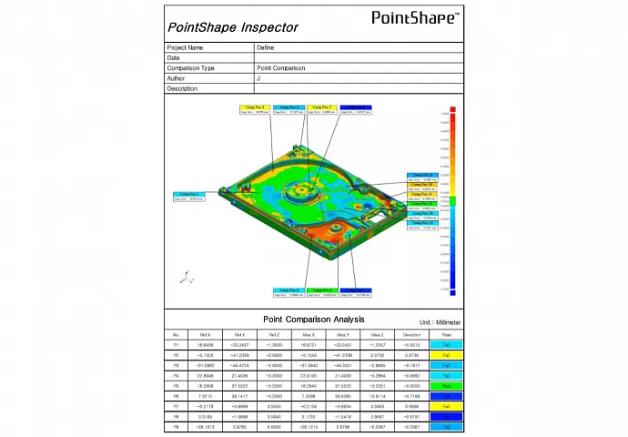 Программный продукт PointShape Inspector №3