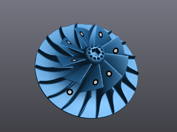Получение 3D‑модели колеса турбины