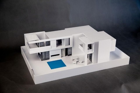 Создание архитектурного макета виллы с помощью SLA‑печати