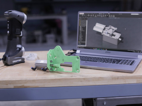 HandySCAN 3D помогает создать дрифт‑кар с ручной системой управления