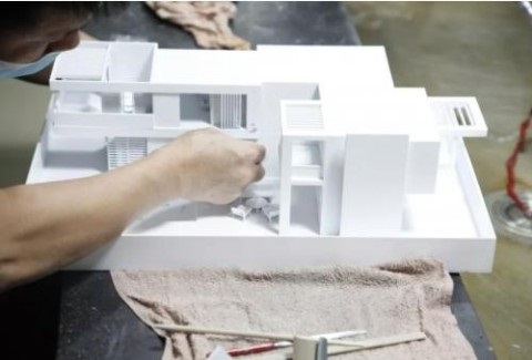 Создание архитектурного макета виллы с помощью SLA‑печати